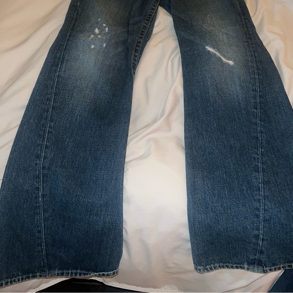 Vintage true religions with leather patch - Picture 5 of 6